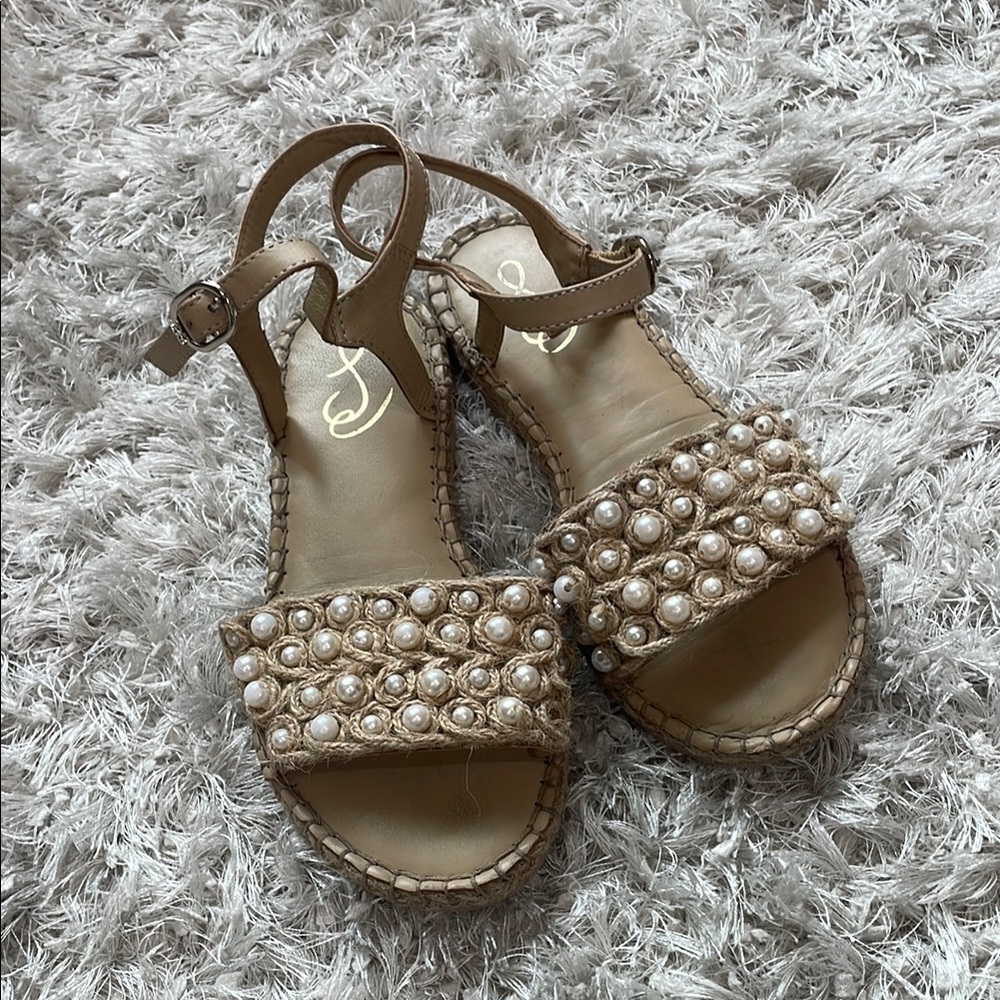 Girls Sam Edelman Pearl Sandals Size 2